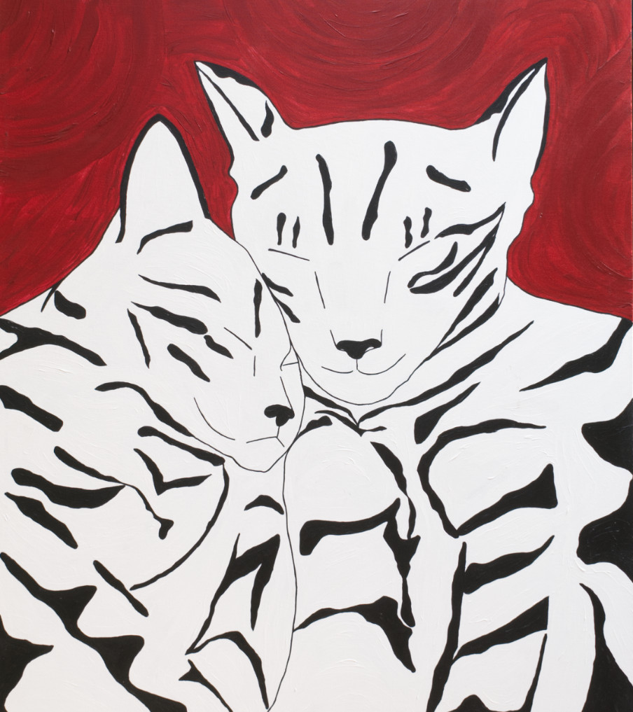 Cats - 120hx100bcm | Schilderij - Belinda Brama